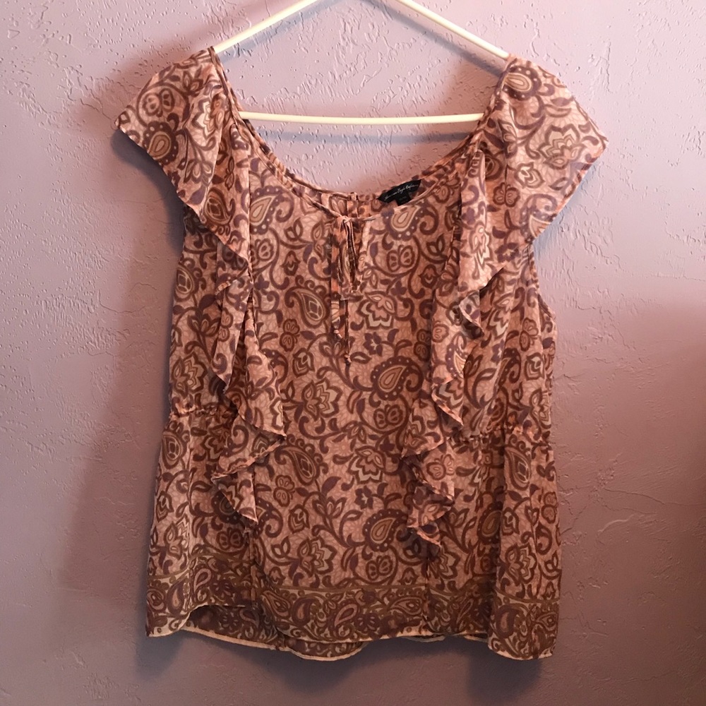 Pink Paisley Blouse